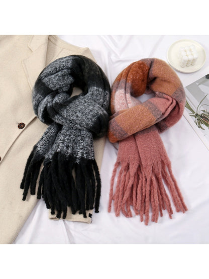 Scarvii - Maillard Winter Tassel Scarf