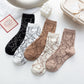 Rufia - Cartoon Cat Mid-Calf Socks