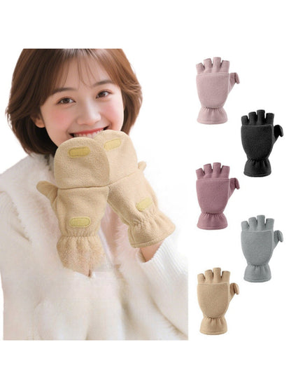 Gloving - Convertible Fleece Fingerless Mittens
