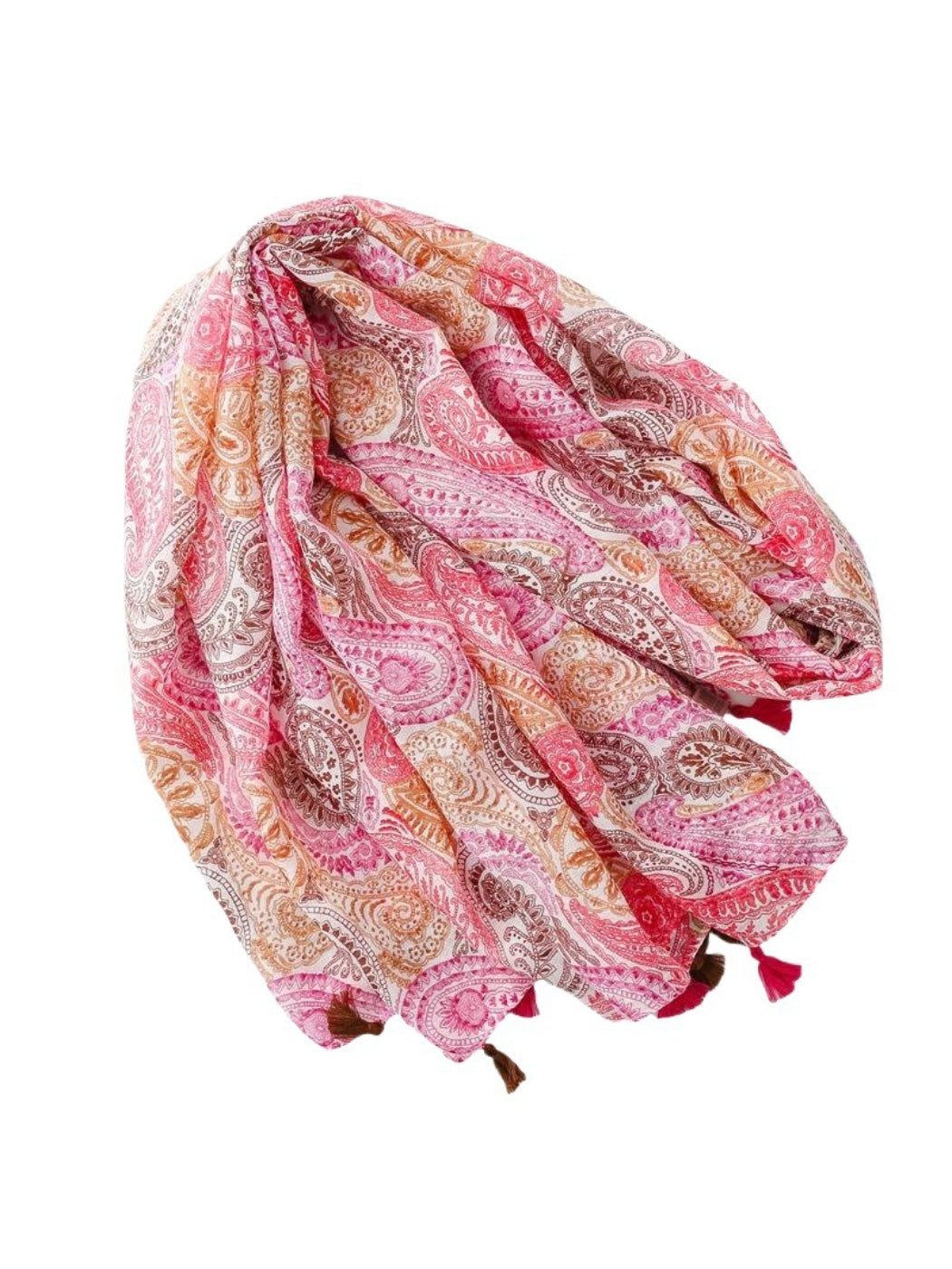 Scarvii - Flowing Paisley Pattern Everyday Scarf