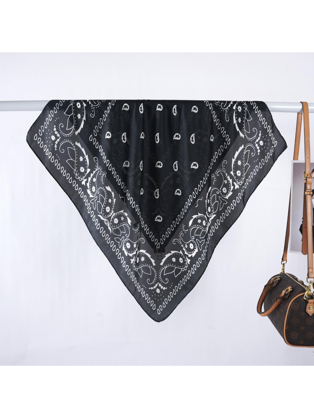 Scarvii - Classic Paisley Bandana Square Scarf