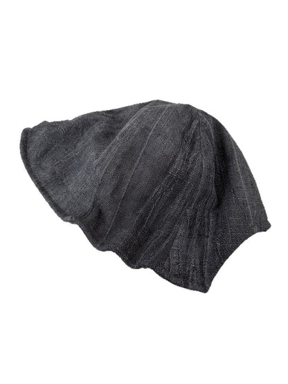 Haila - Solid Color Short Brim Round Crown Bucket Hat