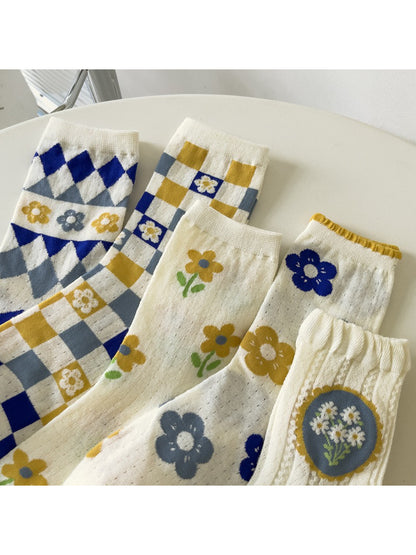 Rufia - Floral Pattern Crew Socks product image 3