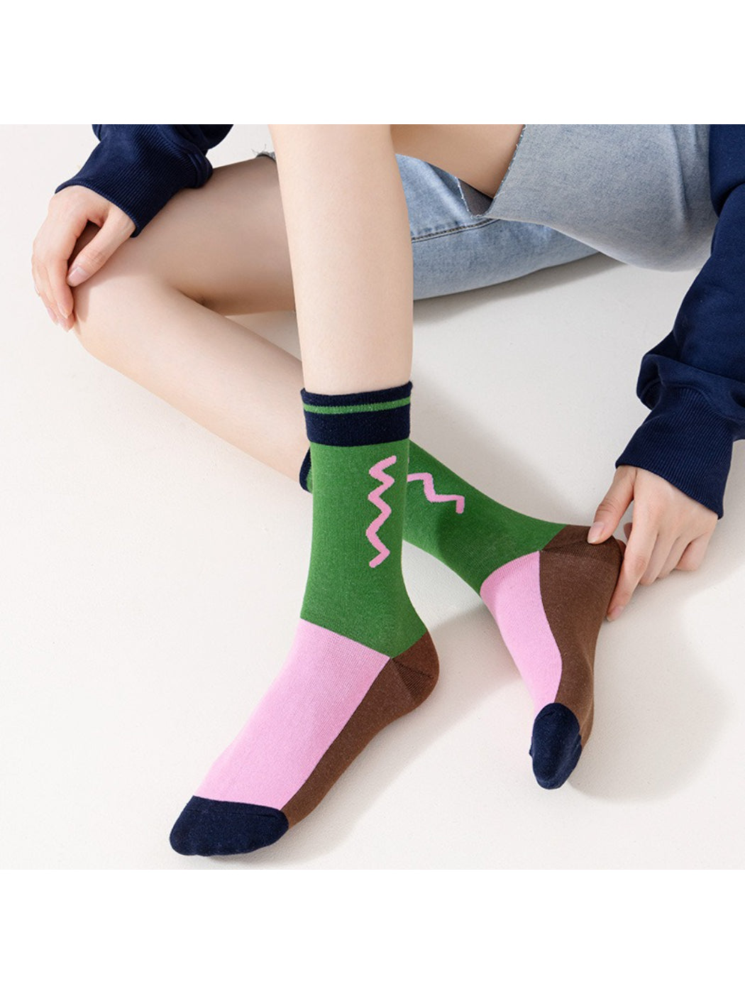 Rufia - Quirky Cartoon Crew Socks