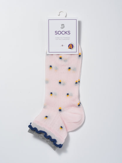 Rufia - Mini Flower Ribbed Ankle Socks product image 4