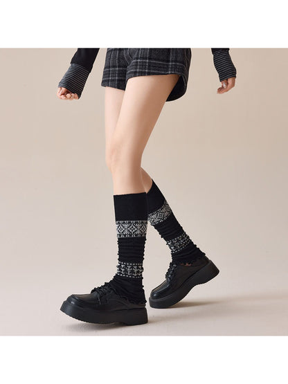 Rufia - Cozy Rib Knit Slouch Leg Warmers