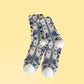 Rufia - Vintage Oil Painting Floral Relief Socks