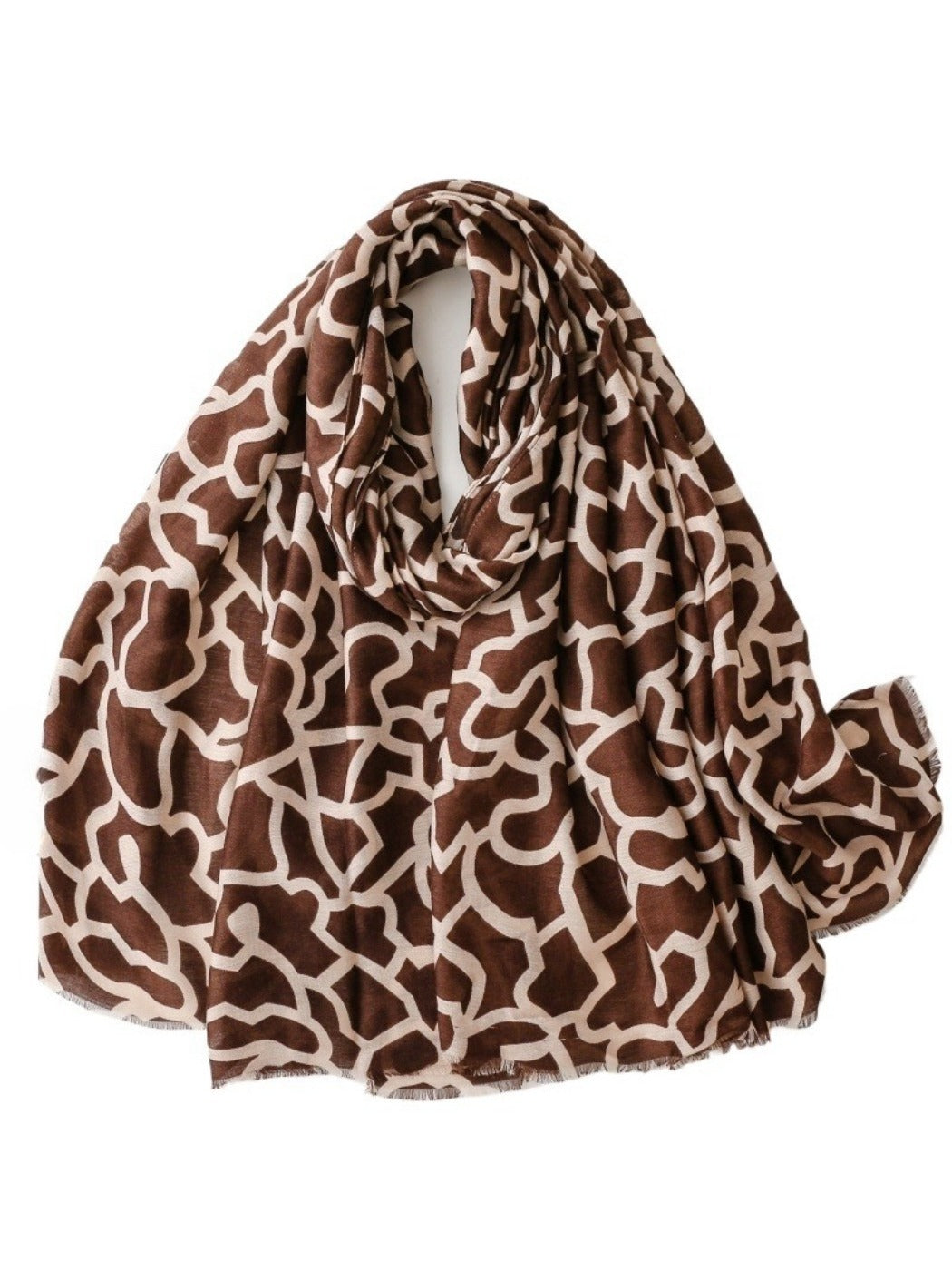 Scarvii - Minimalist Geometric Print Scarf & Shawls