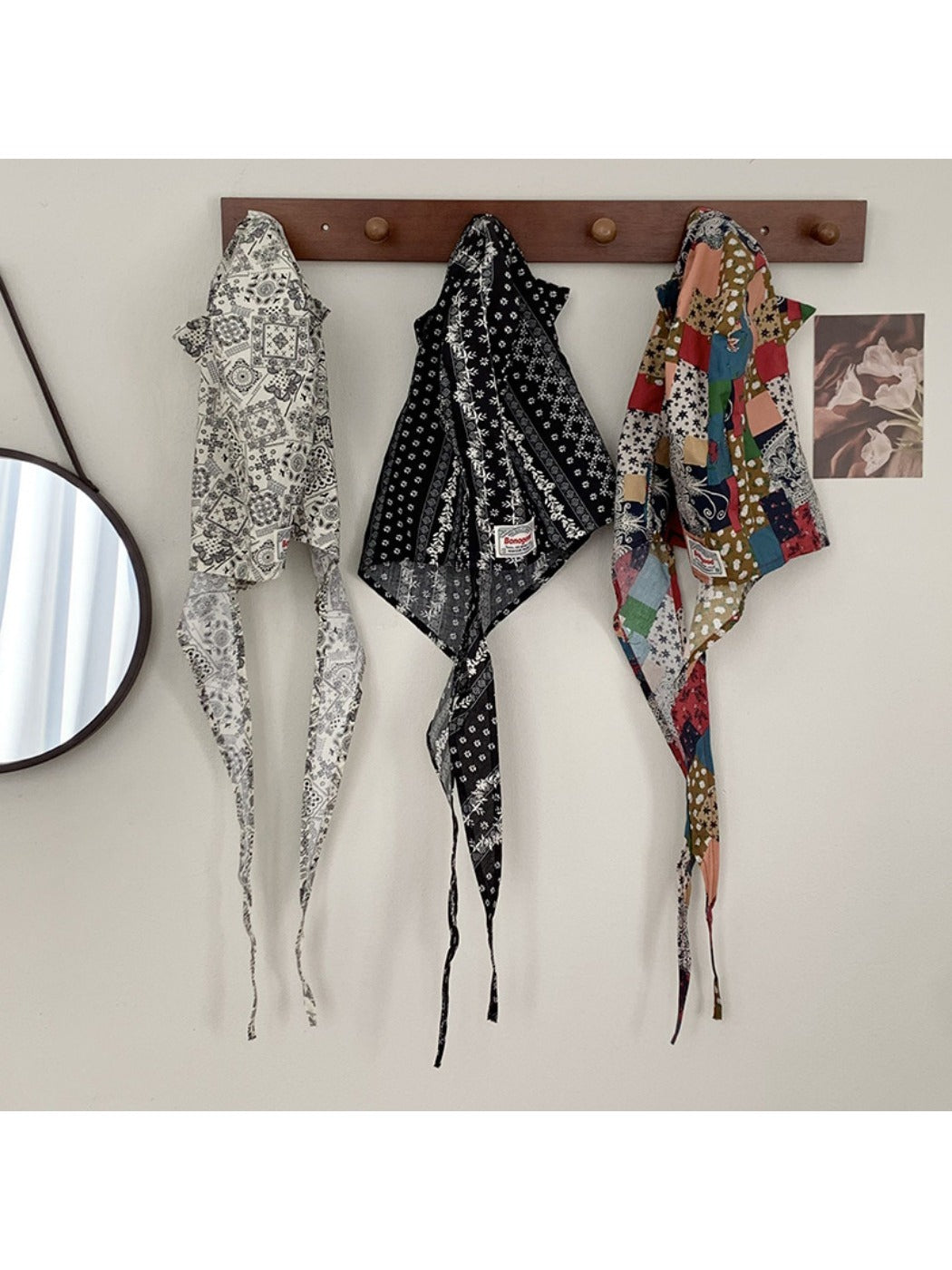 Haila - Fashion Print Hat-shaped Headscarf - Light & Stylish