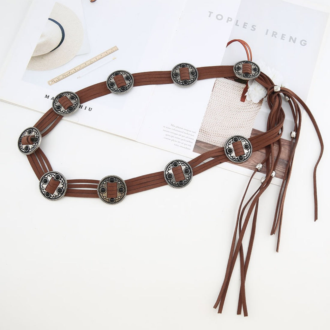 Beco - Vintage Bohemian Inlaid Waist Chain