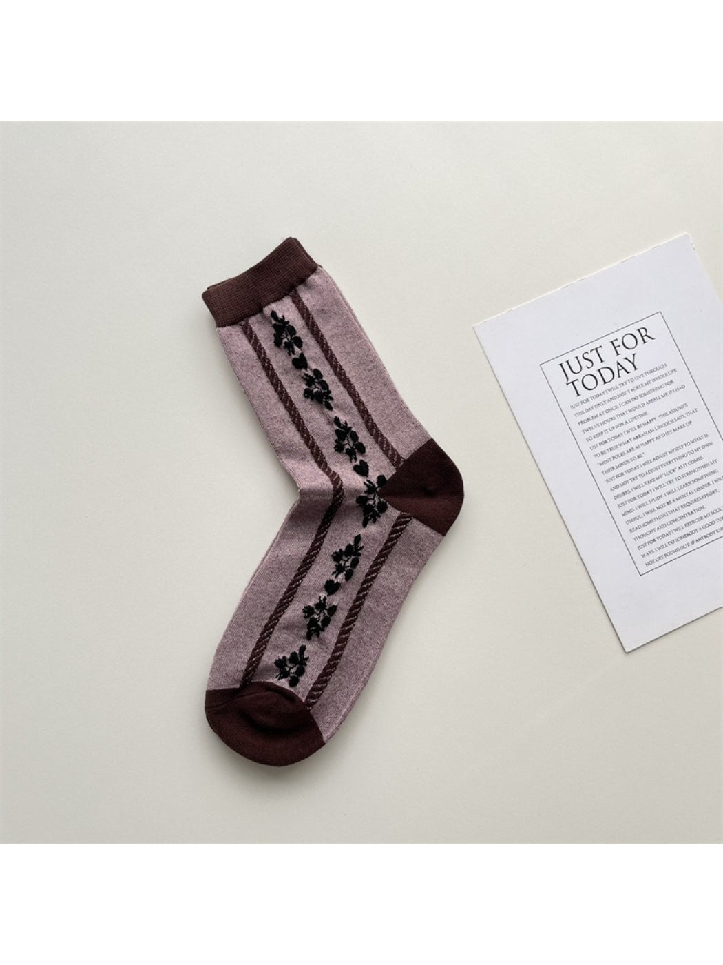 Rufia - Mixed Motif Crew Socks
