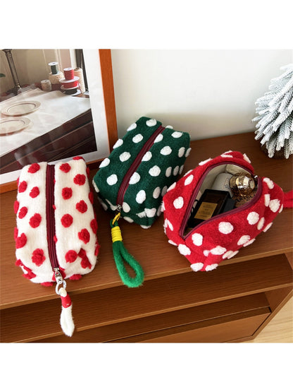 Cosbai – Polka Dot Handbag for Cosmetics