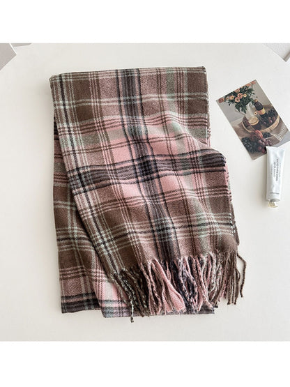 Scarvii - Plaid Winter Scarf Shawl for Women