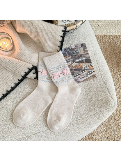 Rufia Nordic Cozy Pattern Crew Socks product image 4