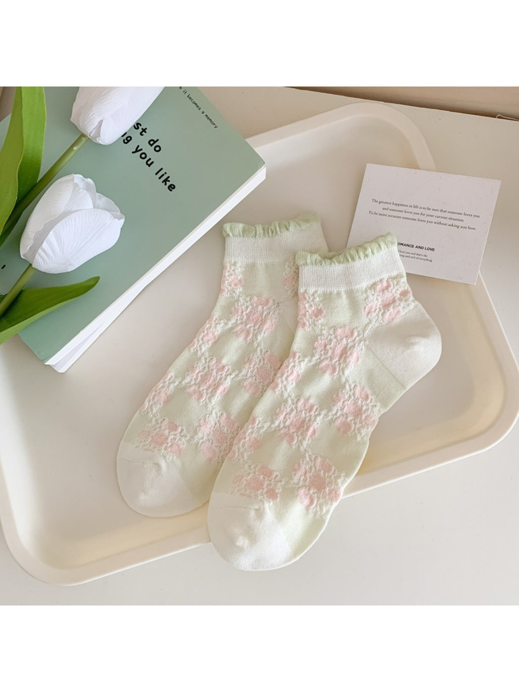 Rufia - Soft Floral Lace Ankle Socks product image 7