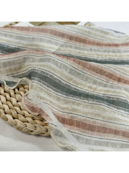 Scarvii - Stripe Print Triangle Bandana
