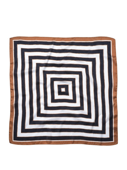 Scarvii - V Stripe Square Scarf