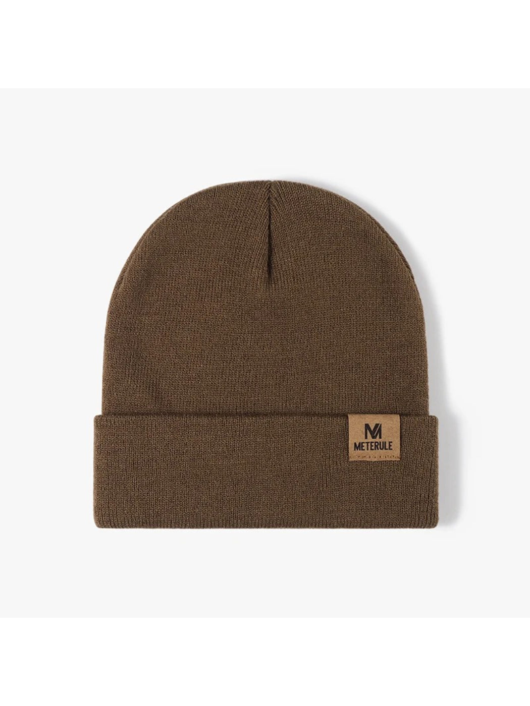 Haila - Letter Patch Cuffed Beanie