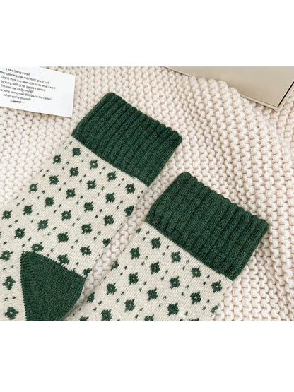 Rufia - Forest Pattern Crew Socks