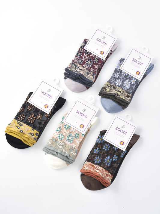 Rufia – Capsule Garden Bloom Crew Socks