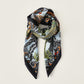 Scarvii - Botanical Print Lightweight Square Scarf