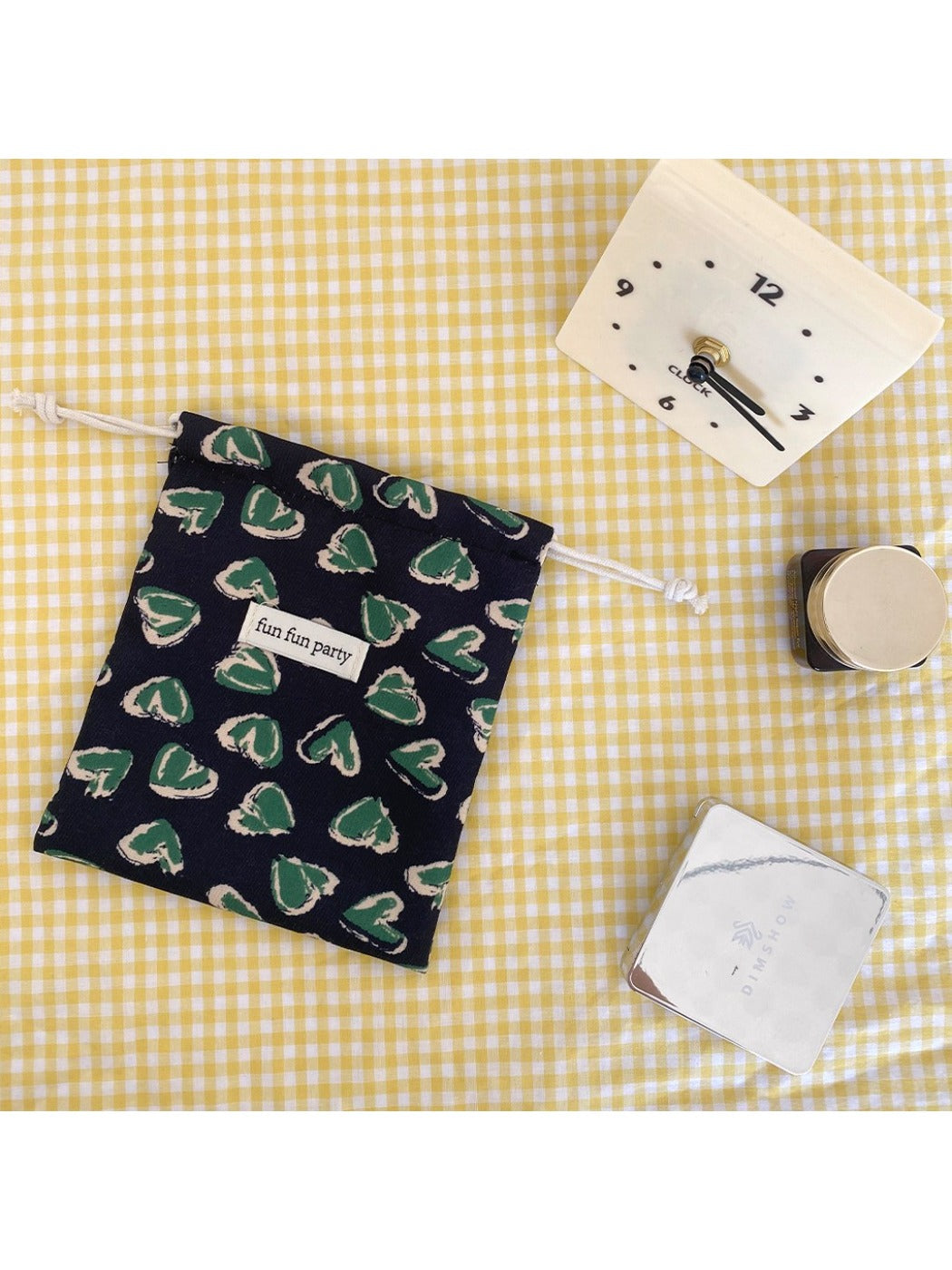 Cosbai - Corduroy Drawstring Pouch & Storage Bag
