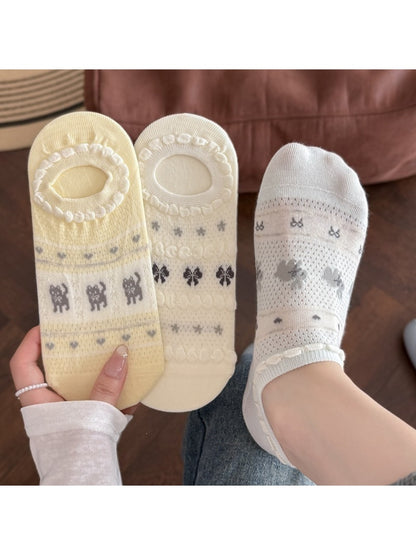 Rufia - Sweet Pattern Low Ankle Socks