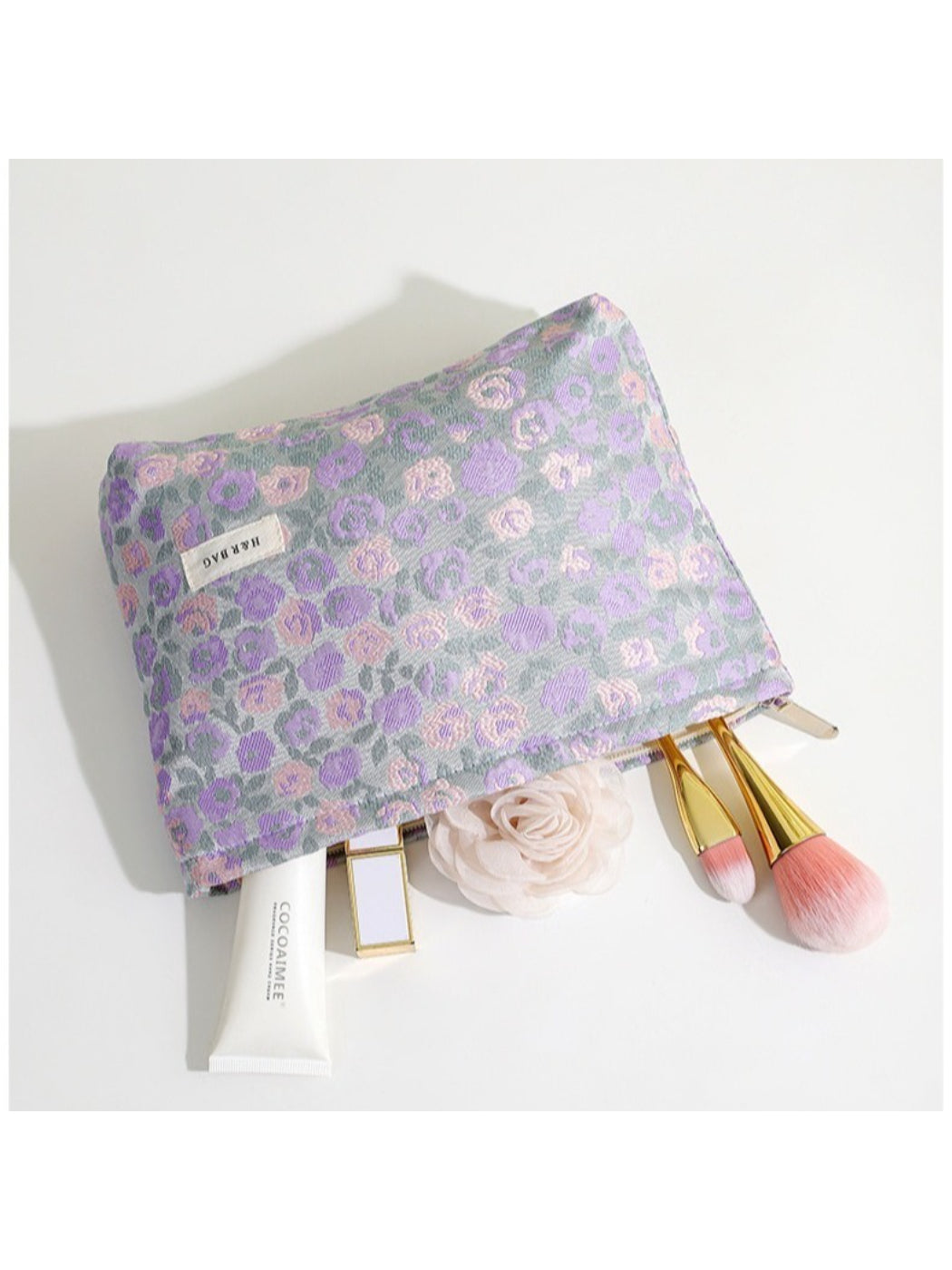 Cosbai - Ditsy Floral Cosmetic Bag