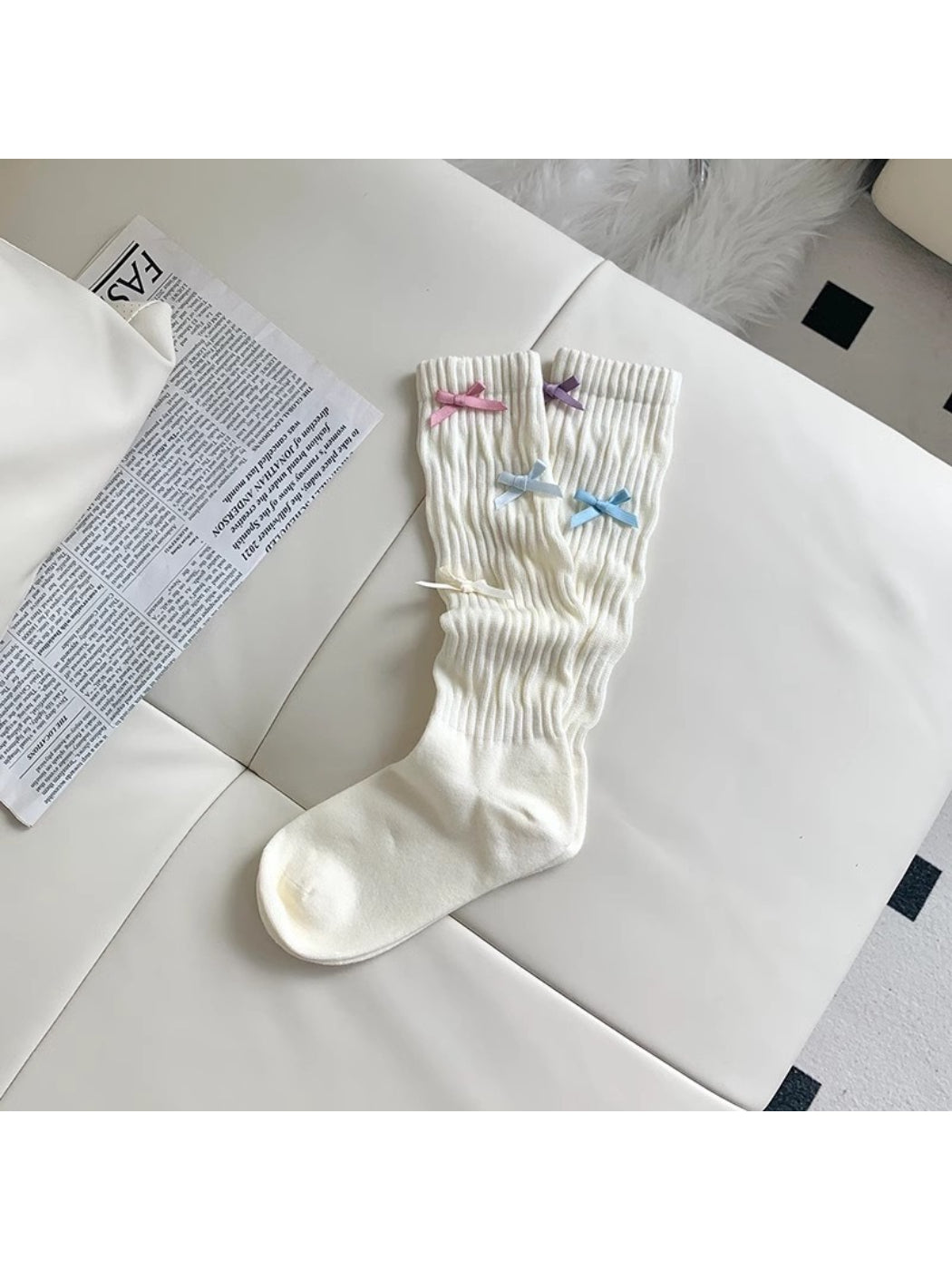 Rufia - Mini Ribbon Bow Crew Socks product image 4