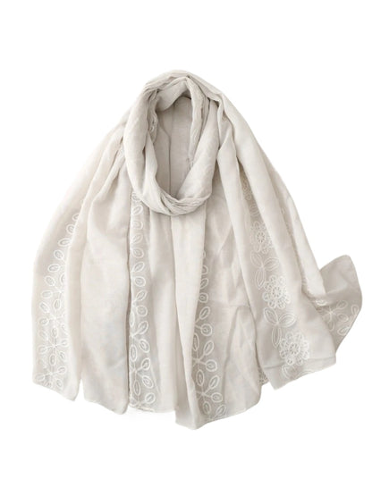 Scarvii - Floral Vine Lightweight Wrap Scarf