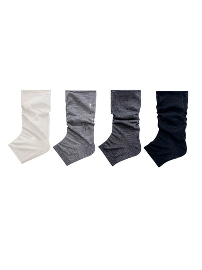 Rufia - Sheer Open Design Crew Socks