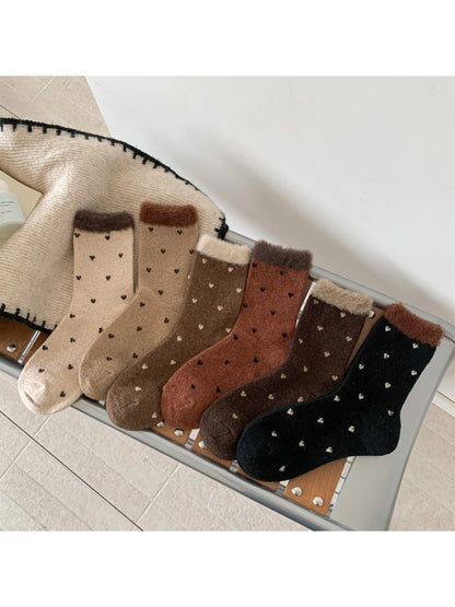 Rufia - Mini Heart Dot Crew Socks