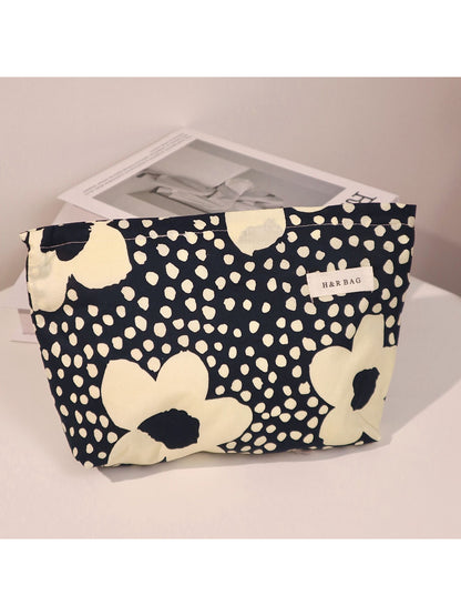 Cosbai - Floral Print Cosmetic Bag