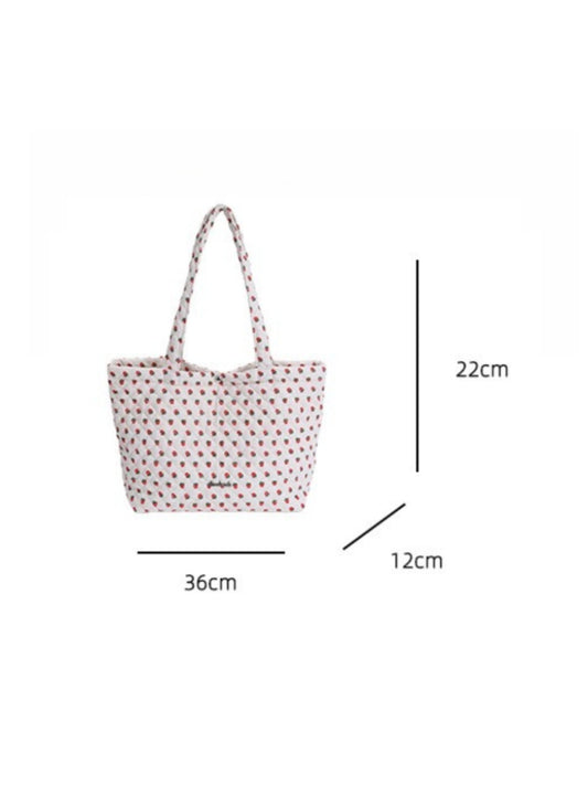 Cosbai - Tote Shoulder Bag with Cartoon Pattern