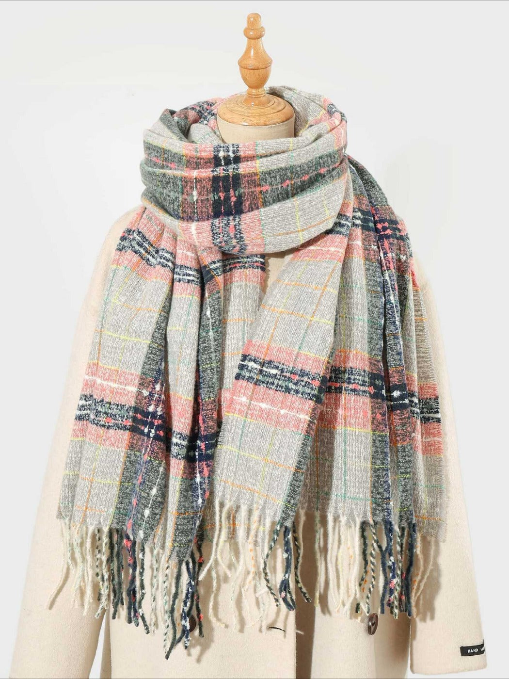 Scarvii - Timeless Stylish Classic Plaid Warm Scarf