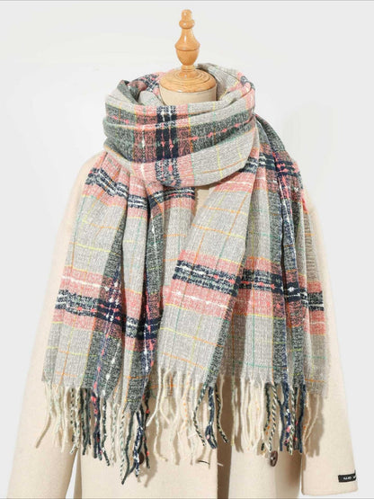 Scarvii - Timeless Stylish Classic Plaid Warm Scarf