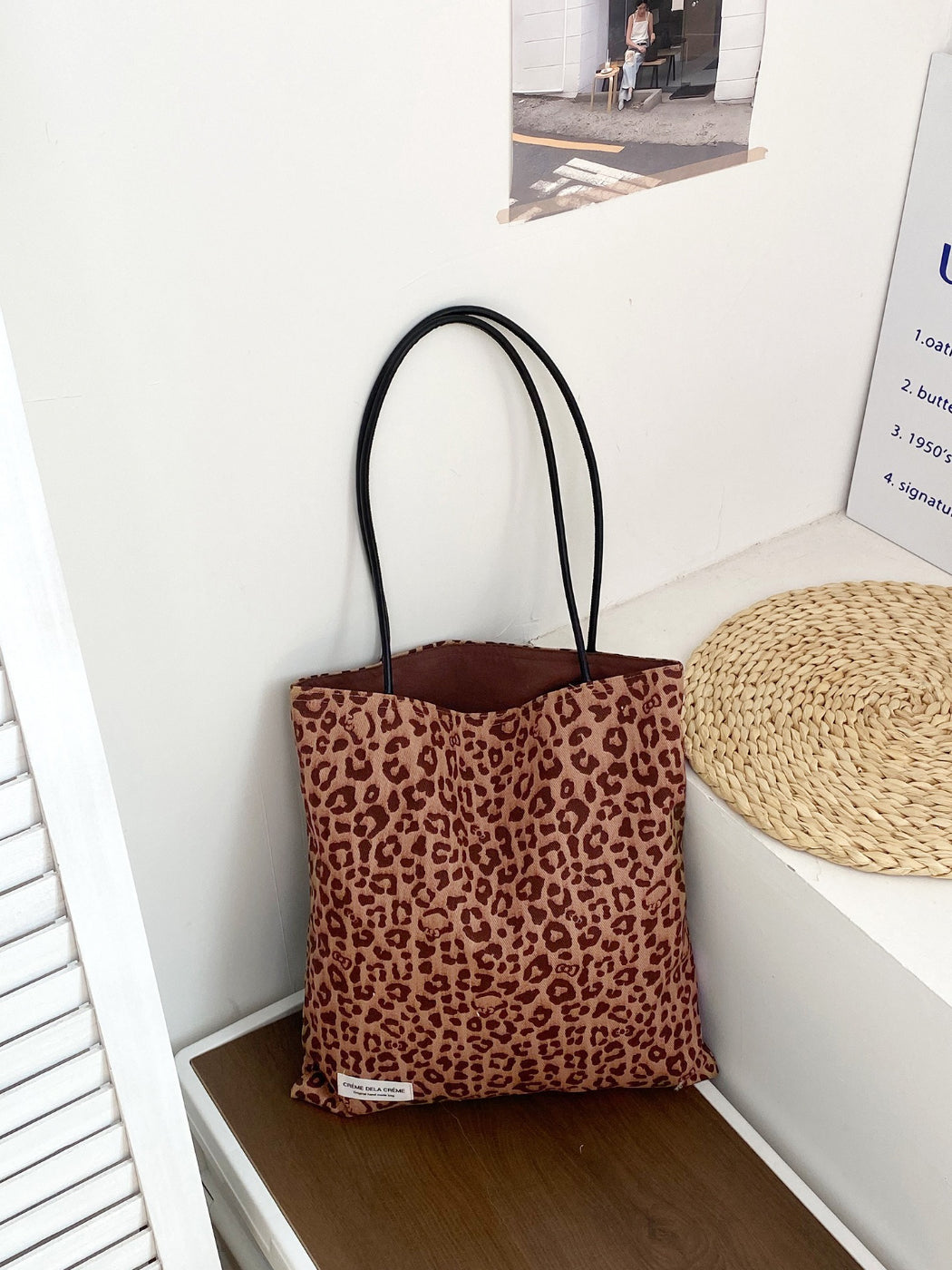 Interior view of Cosbai lightweight tote bag showing spacious