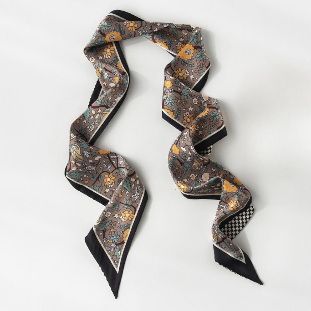 Scarvii - Colorful Print Neck Scarf - British & Classic