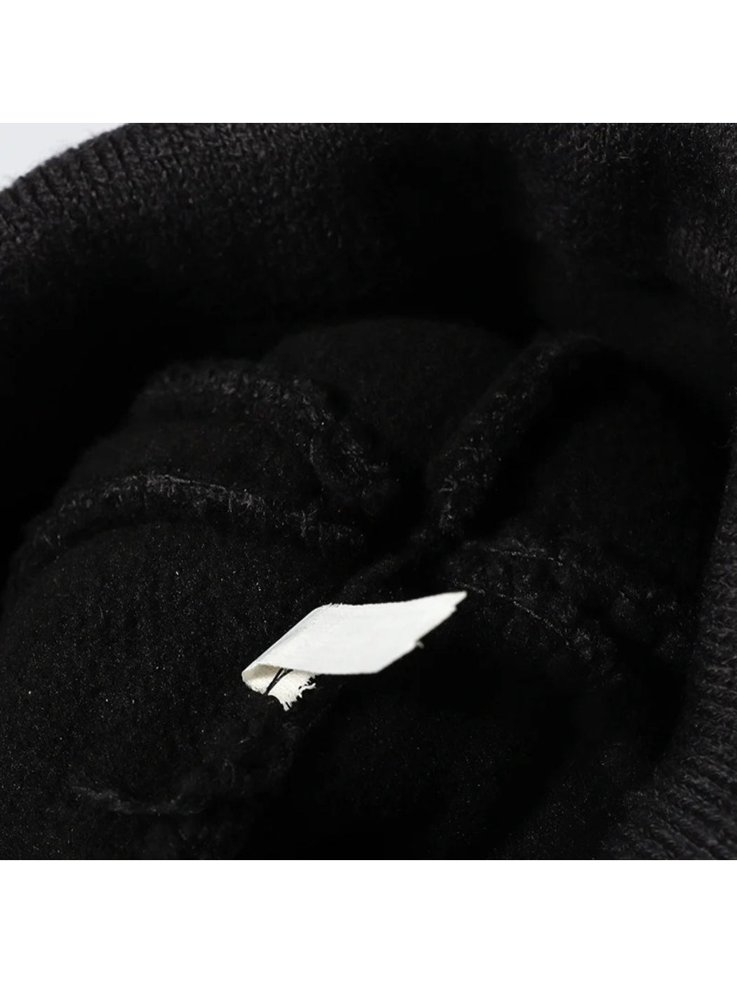 Haila - Plush Lined Pom Cuffed Knit Beanie