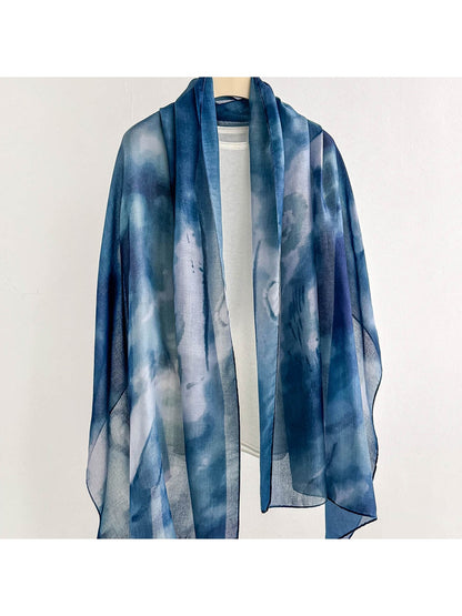 Scarvii - Modern Abstract Printed Summer Wrap Scarf