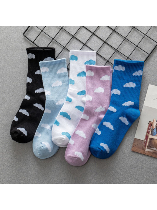 Rufia - Cloud Splash Crew Socks