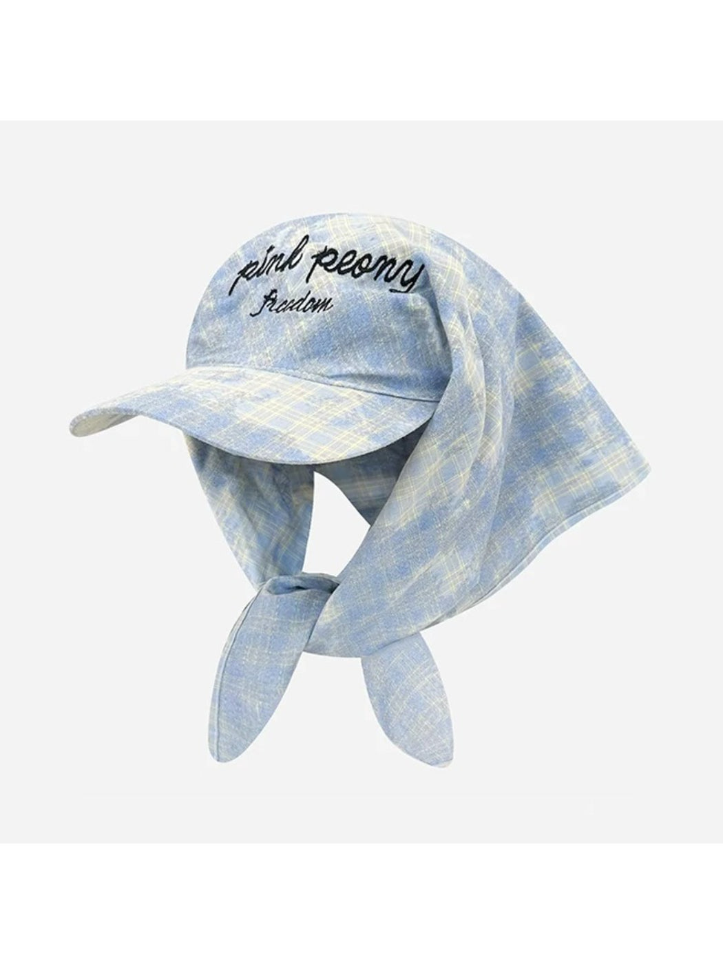 Haila - Vintage Plaid Scarf Cap
