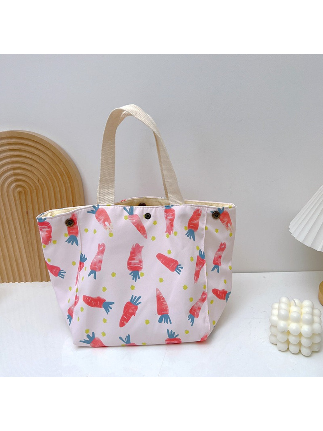 Cosbai Floral Lunch Tote Bag – Everyday Carry for Work & School