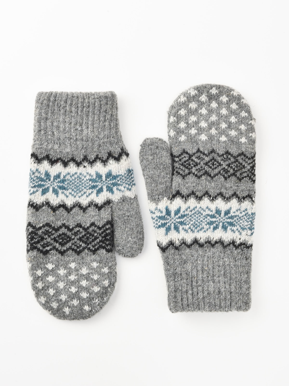 Gloving - Unisex Warm Snowflake Knit Mittens