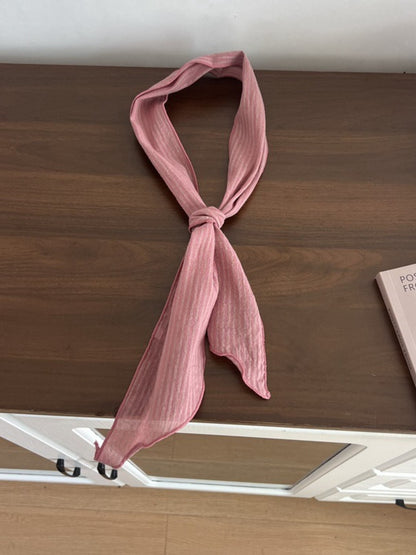 Scarvii Soft Stripe Skinny Scarf