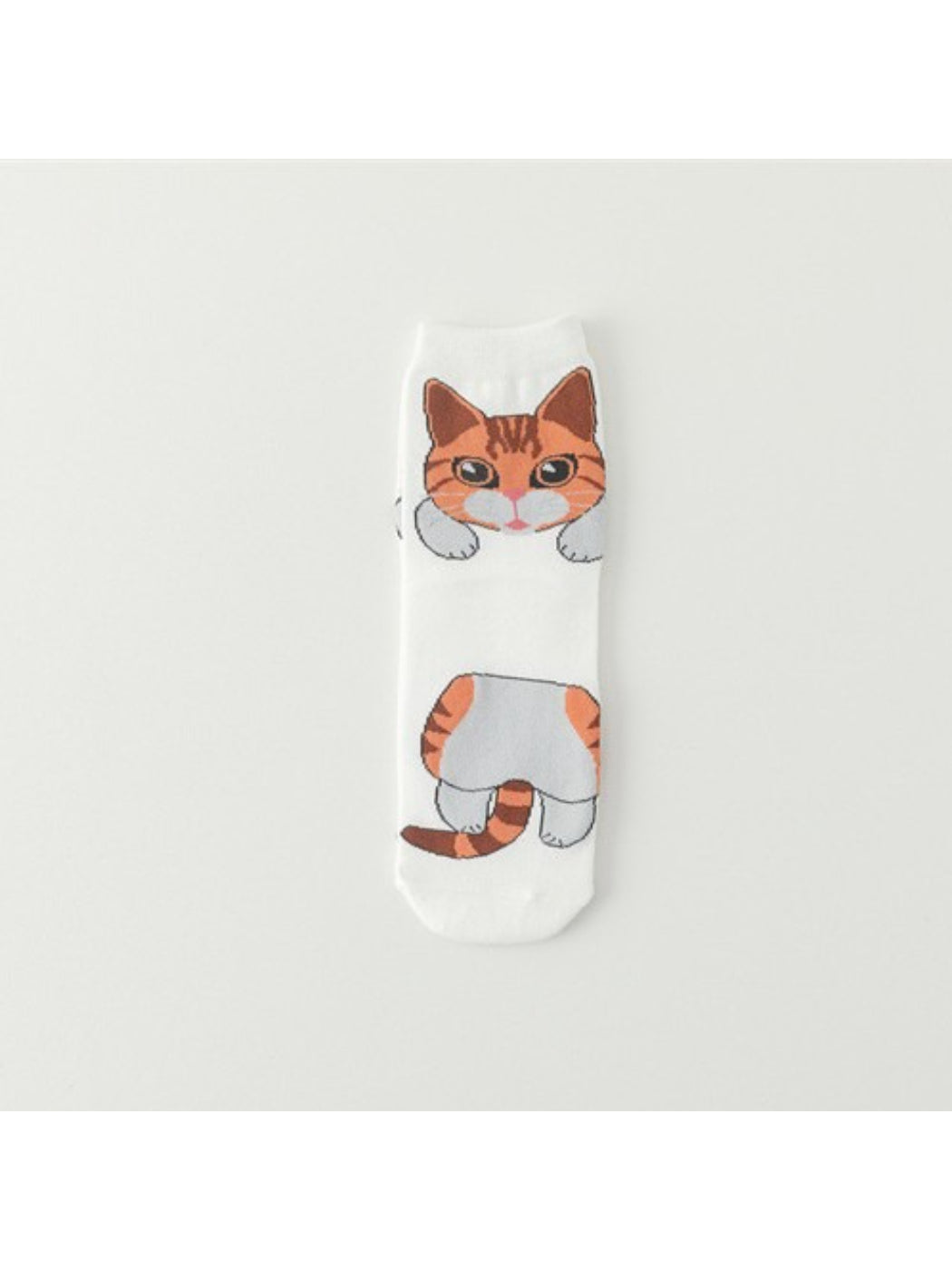 Rufia - Playful Big-Eyed Cat Face Socks