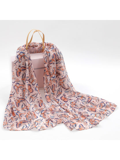Scarvii - Elegant Fashion Butterfly Print Scarf