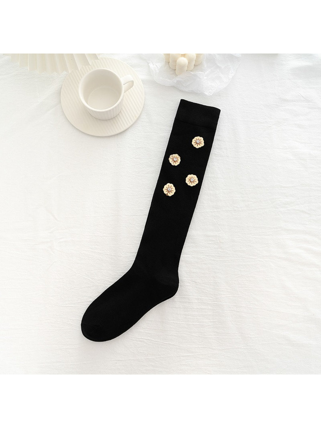 Rufia - Floral Bow Knee High Socks product image 9