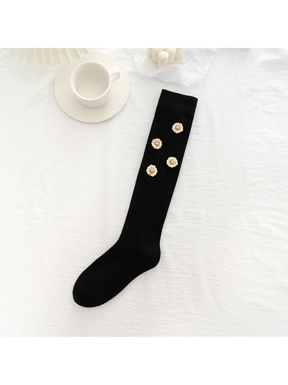 Rufia - Floral Bow Knee High Socks product image 9