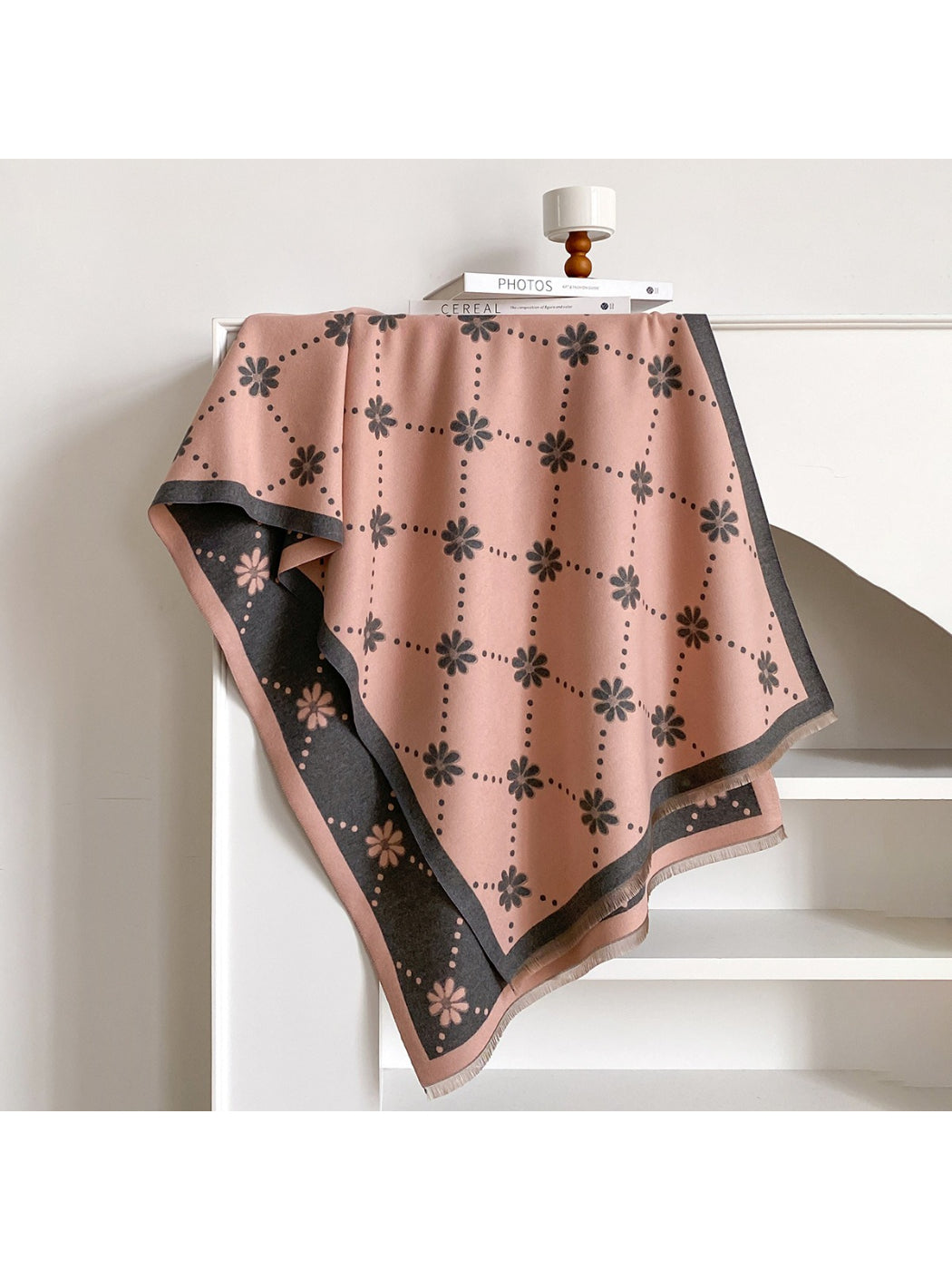 Scarvii – Polka Dot Floral Scarf & Wrap